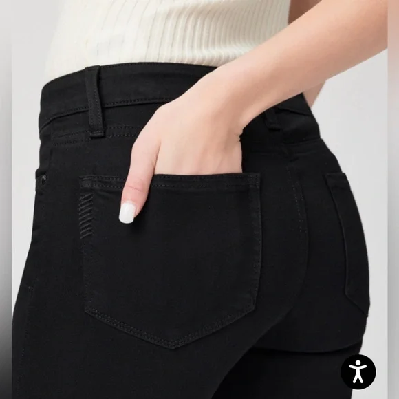 🚨LAST CHANCE🚨 Paige Verdugo Ultra Skinny Jean BLACK SHADOW size 27 - Picture 6 of 12